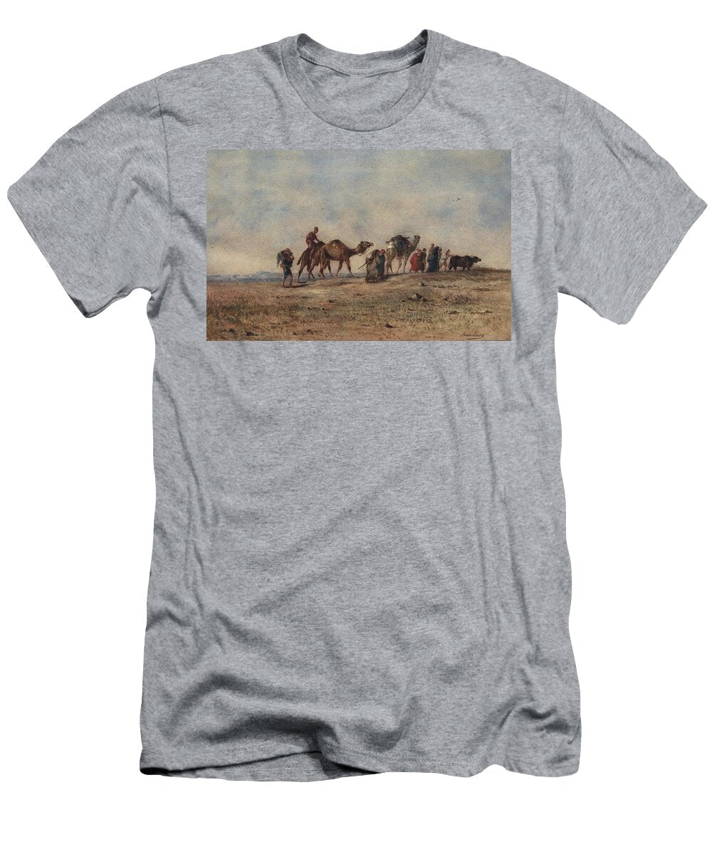 A Caravan in the Desert Narcisse Berchere T-Shirt