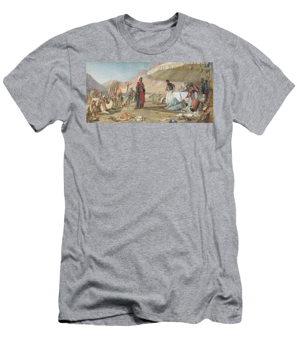 A Frank Encampment in the Desert of Mount Sinaithe Convent John Frederick Lewis T-Shirt