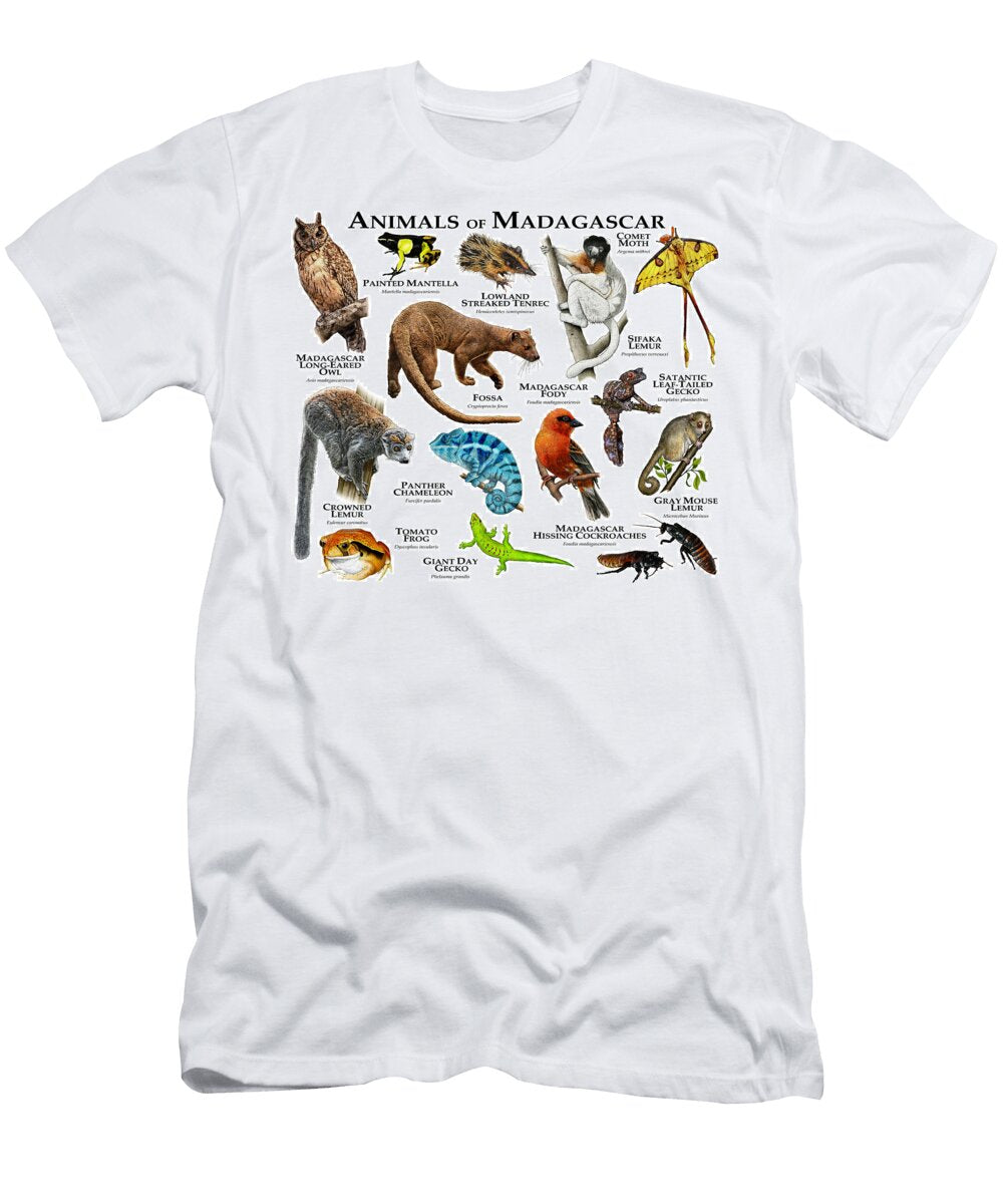 Animals of Madagascar Roger Hall T-Shirt