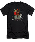 Bigfoot Riding Lemur Deer Xmas Lemur Christmas Zyneu Gangd T-Shirt