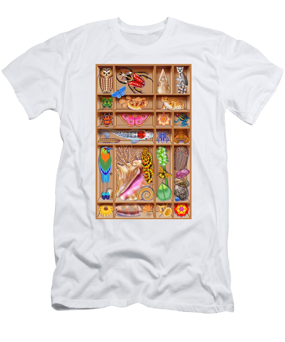 Biodiversity Shadowbox Tim Phelps T-Shirt