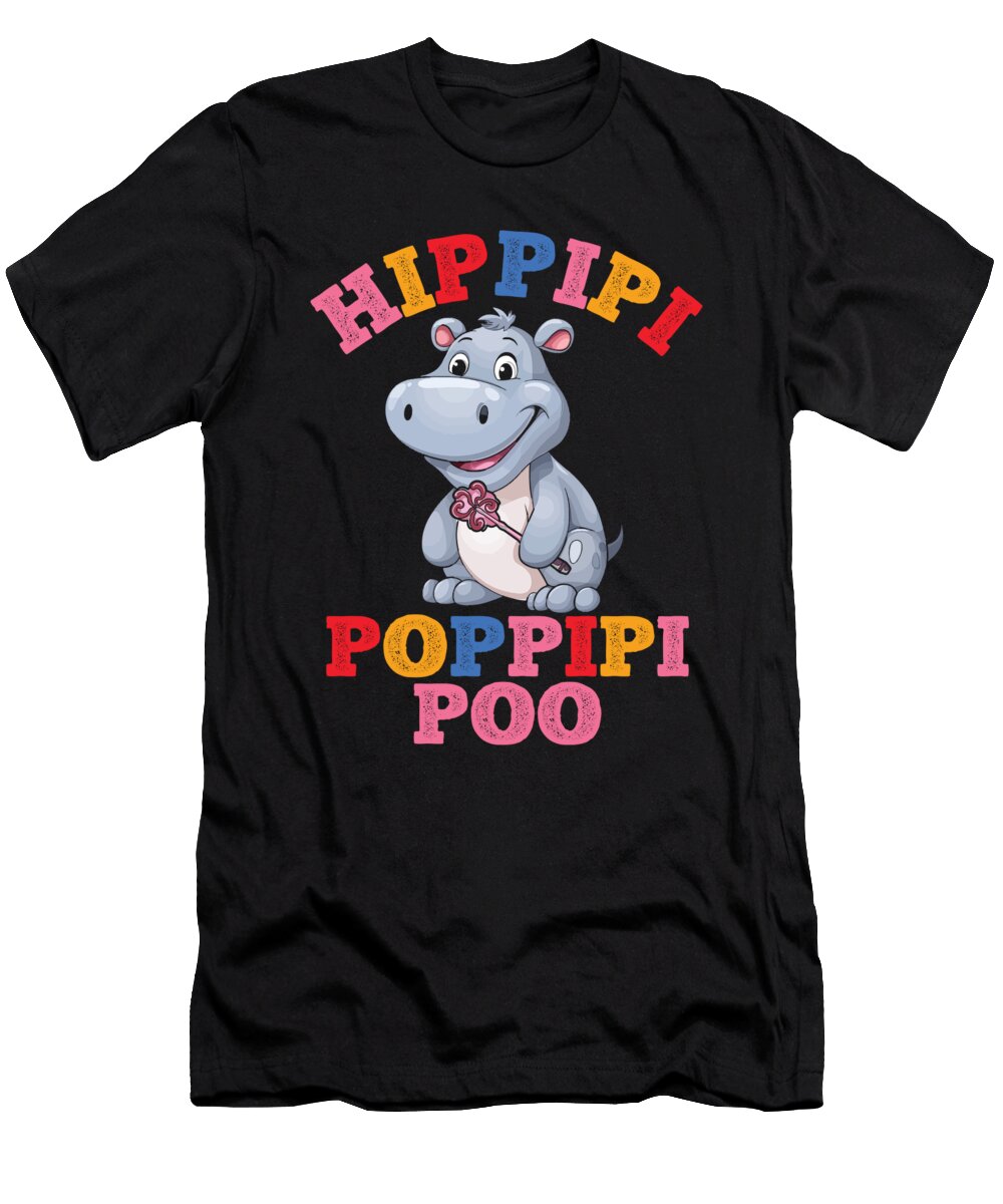 Cute Hippo Hippopotamus Hippos Lover Me T-Shirt