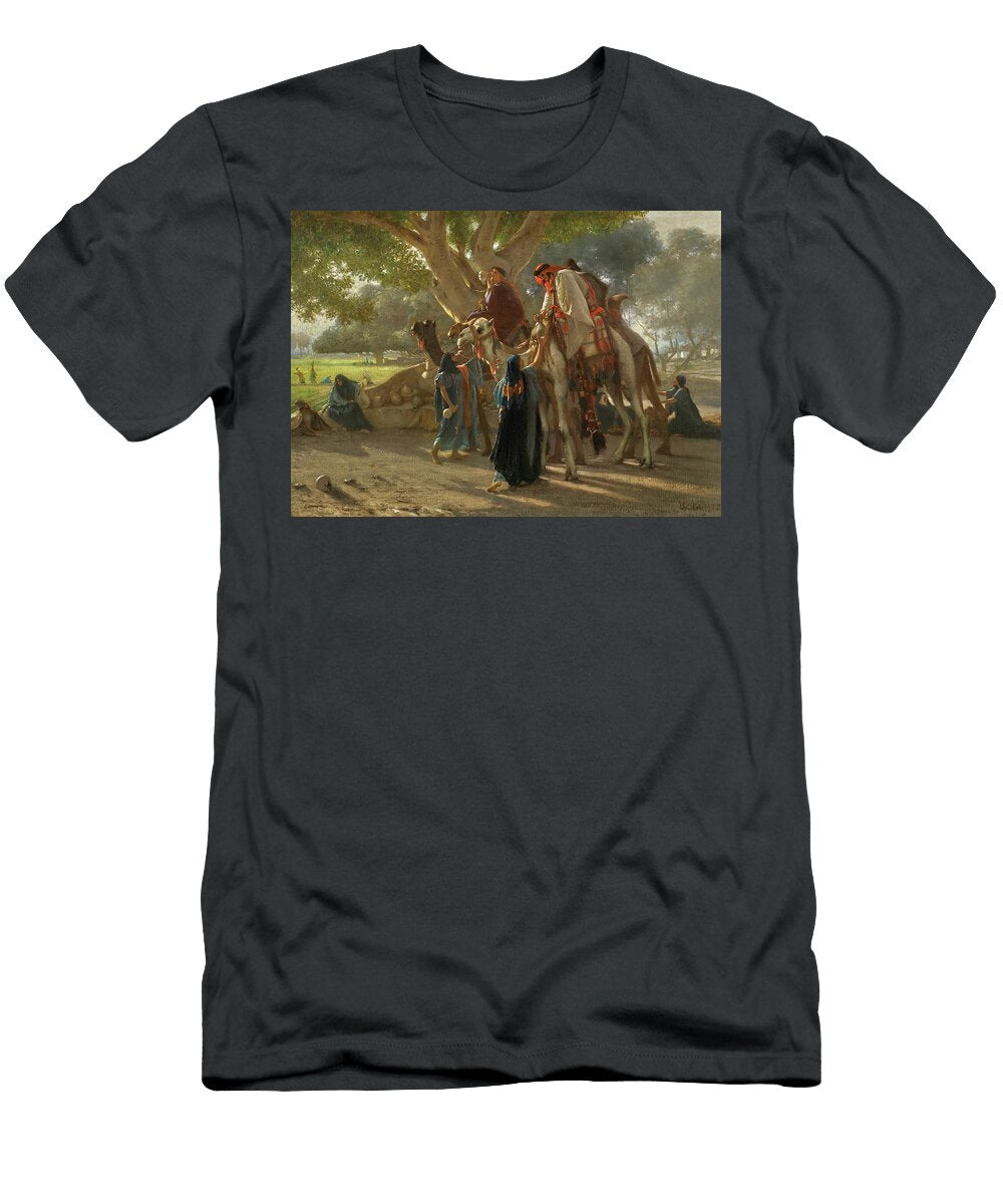 Halt By the Well Karl Wilhelm Gentz T-Shirt