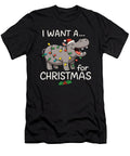 I Want a Hippopotamus for Christmas Funny Hippo Sophie Eleanor T-Shirt