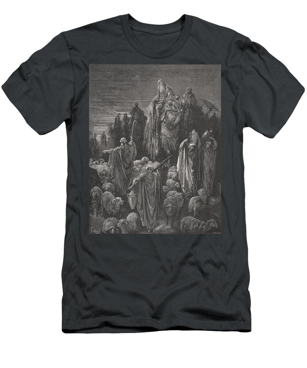 Jacob Goeth Into Egypt Gustave Dore T-Shirt