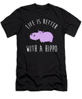 Life Is Better with a Hippo Cute Critter Noirty Designs T-Shirt