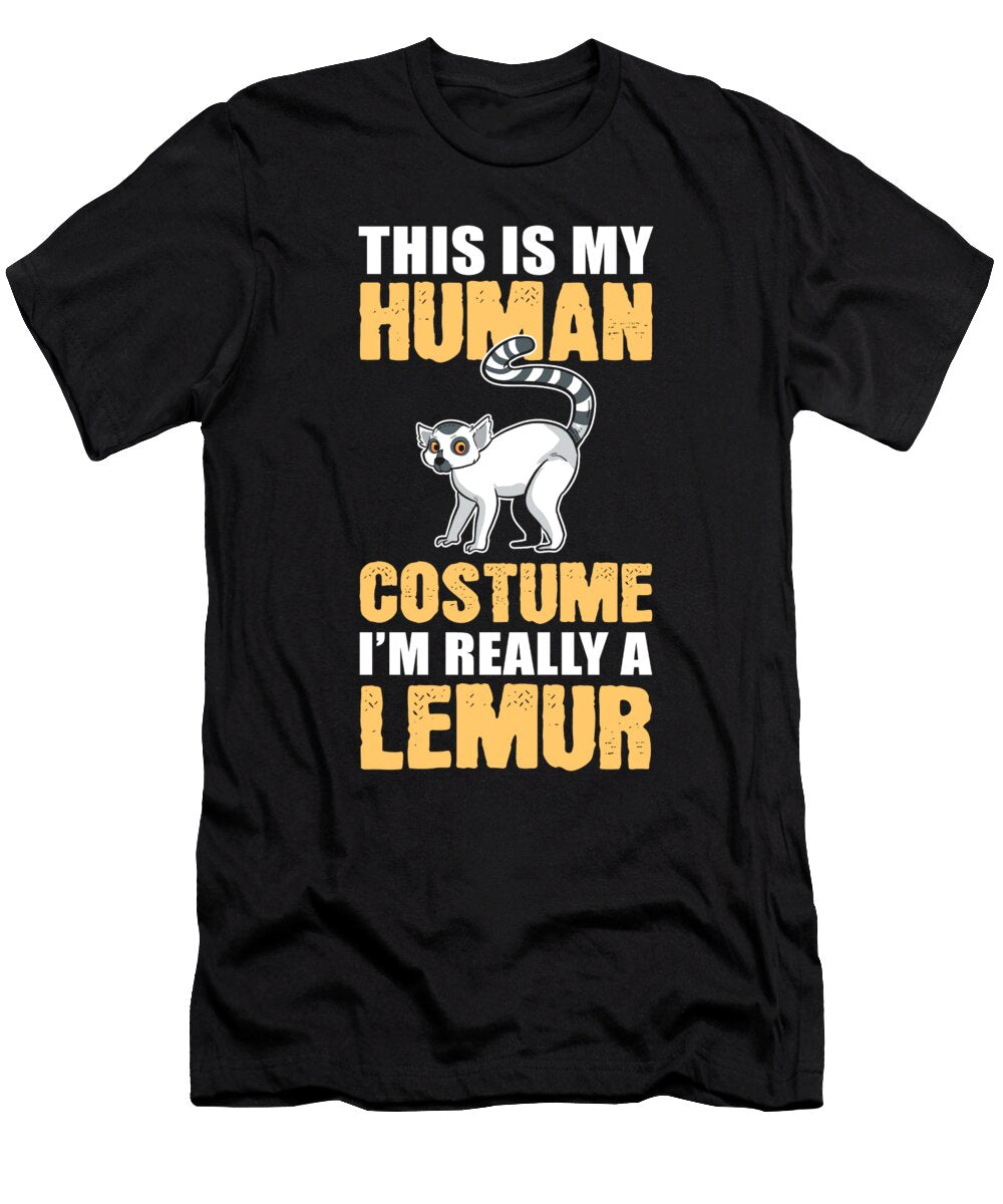 This Is My Human Costume Im Really a Lemur Alessandra Roth T-Shirt